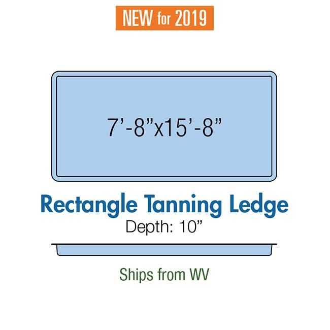 Rectangle Tanning Ledge