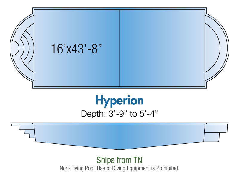 hyperion fiberglass pool