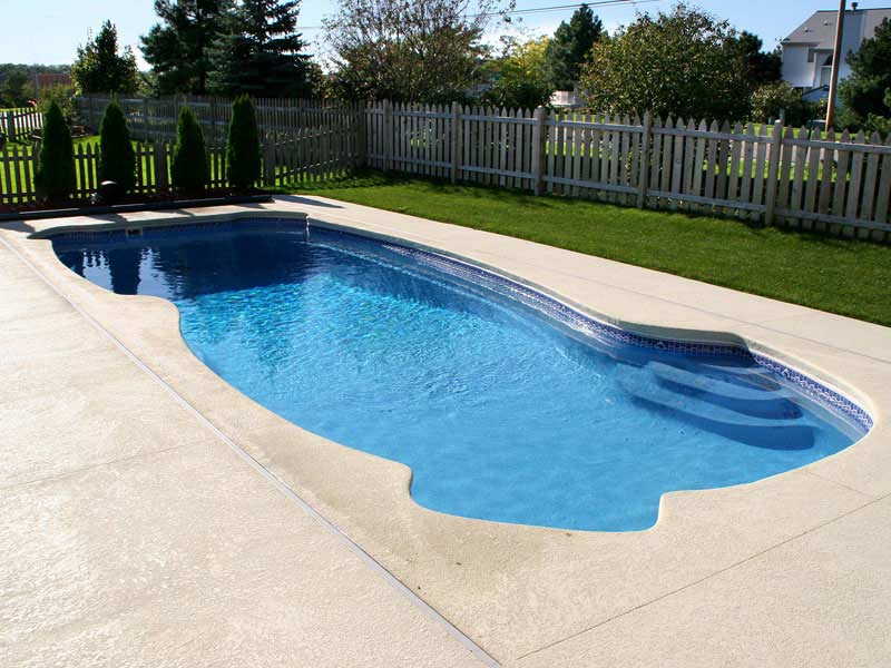 Perseus fiberglass pool