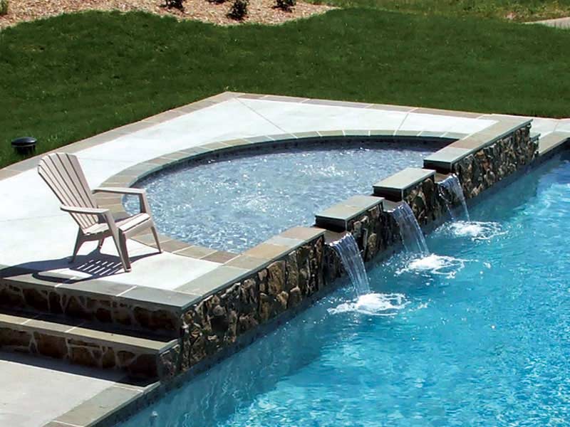 Tanning Ledge Designs by Trilogy Pools